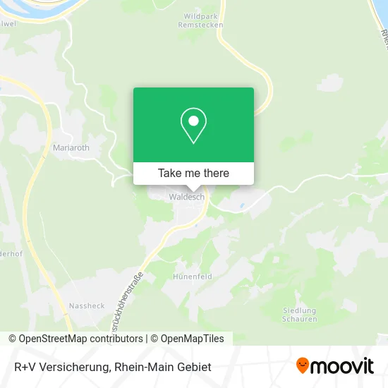 R+V Versicherung map