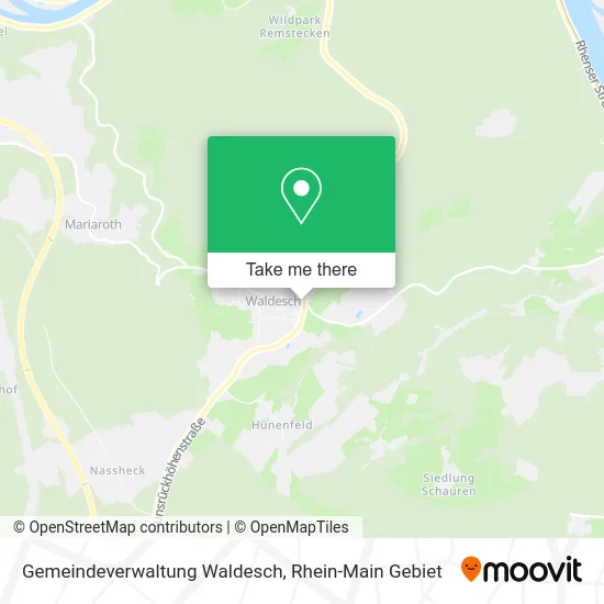 Карта Gemeindeverwaltung Waldesch