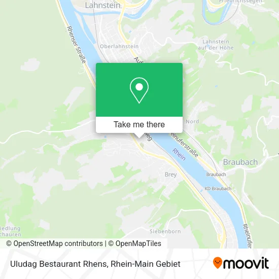 Карта Uludag Bestaurant Rhens
