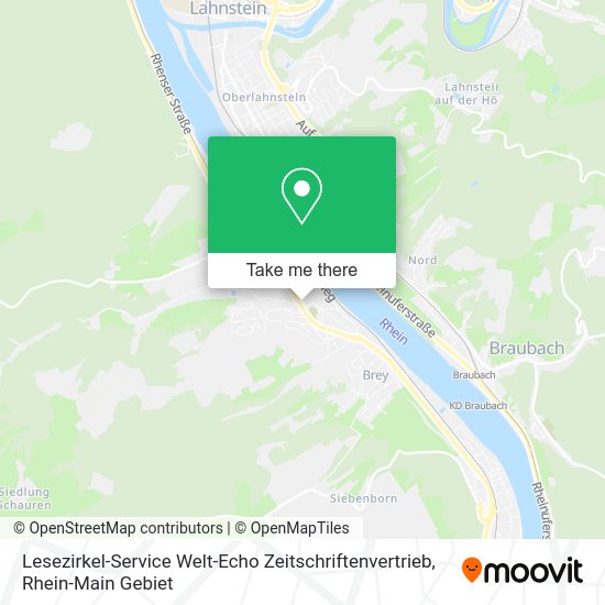 Карта Lesezirkel-Service Welt-Echo Zeitschriftenvertrieb
