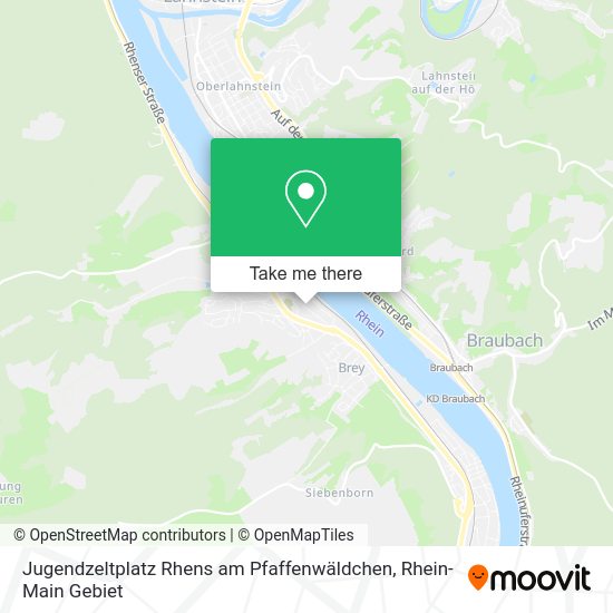 Карта Jugendzeltplatz Rhens am Pfaffenwäldchen