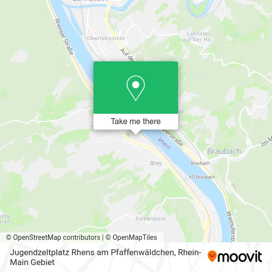 Карта Jugendzeltplatz Rhens am Pfaffenwäldchen