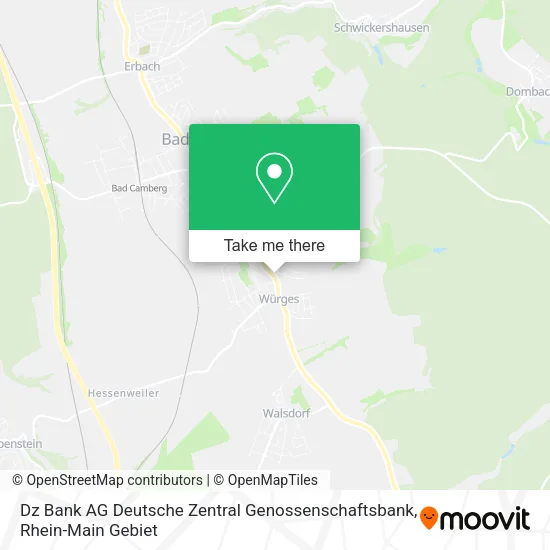 Карта Dz Bank AG Deutsche Zentral Genossenschaftsbank