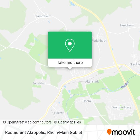 Карта Restaurant Akropolis