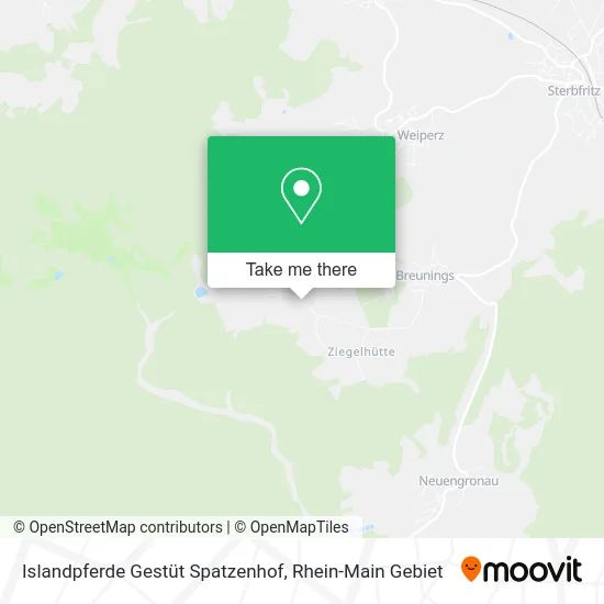 Карта Islandpferde Gestüt Spatzenhof
