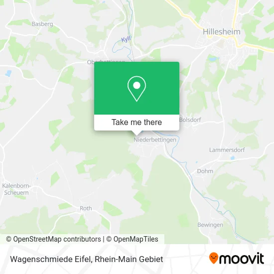 Карта Wagenschmiede Eifel