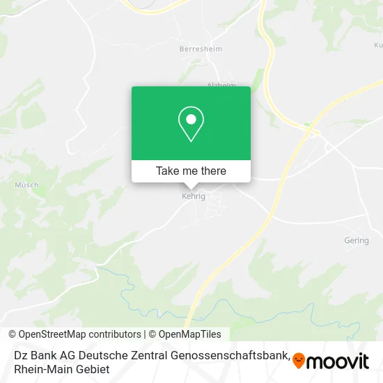 Карта Dz Bank AG Deutsche Zentral Genossenschaftsbank