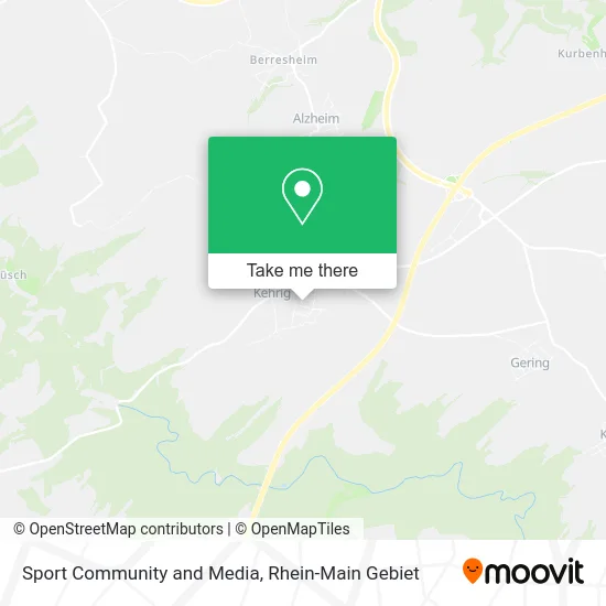 Карта Sport Community and Media