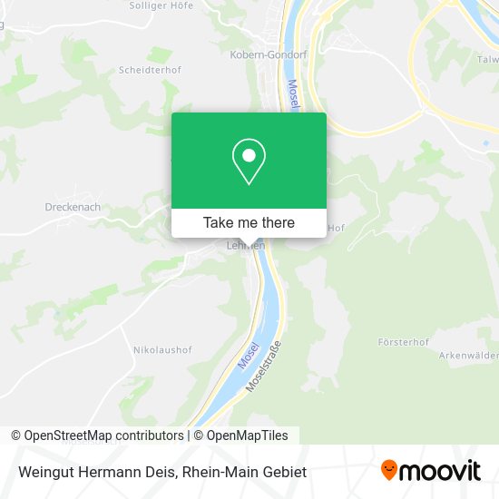 Карта Weingut Hermann Deis