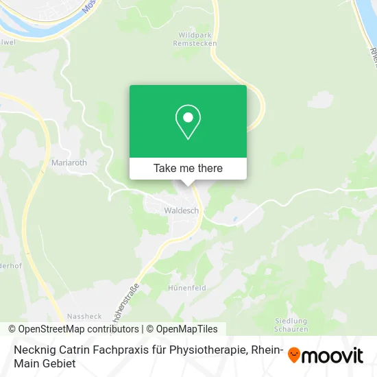 Карта Necknig Catrin Fachpraxis für Physiotherapie