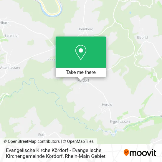Карта Evangelische Kirche Kördorf - Evangelische Kirchengemeinde Kördorf