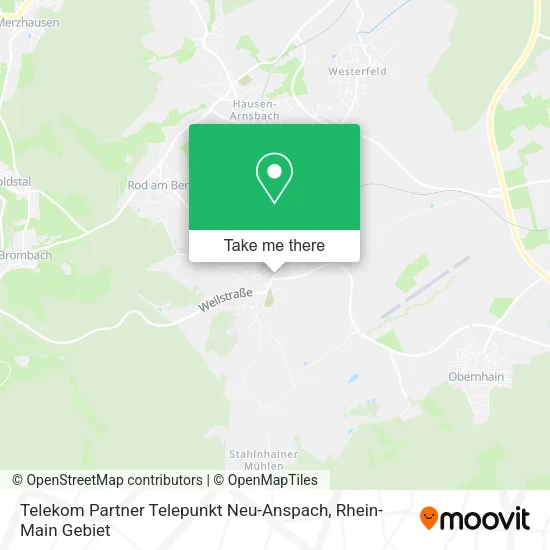 Карта Telekom Partner Telepunkt Neu-Anspach
