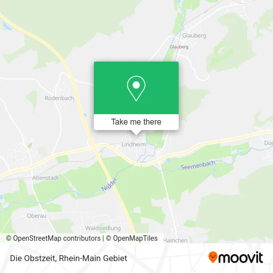 Карта Die Obstzeit