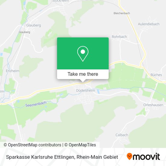 Карта Sparkasse Karlsruhe Ettlingen
