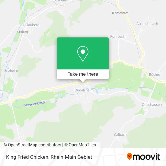 Карта King Fried Chicken