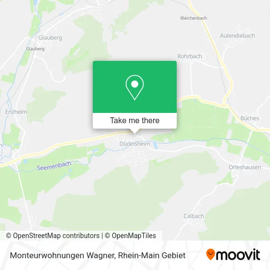 Карта Monteurwohnungen Wagner