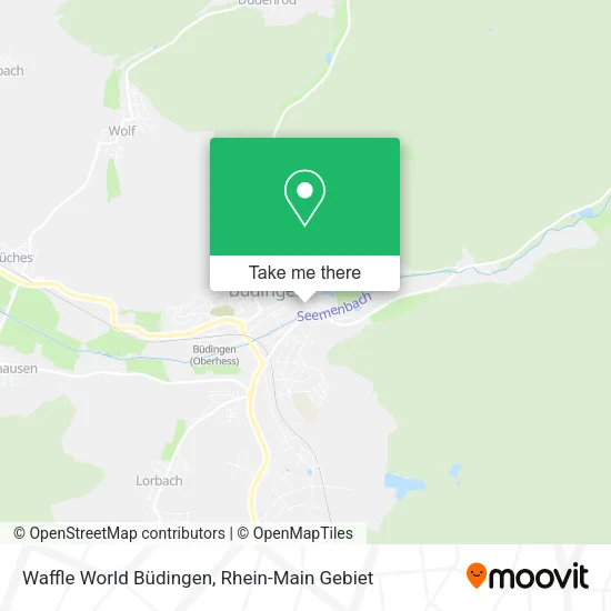 Карта Waffle World Büdingen