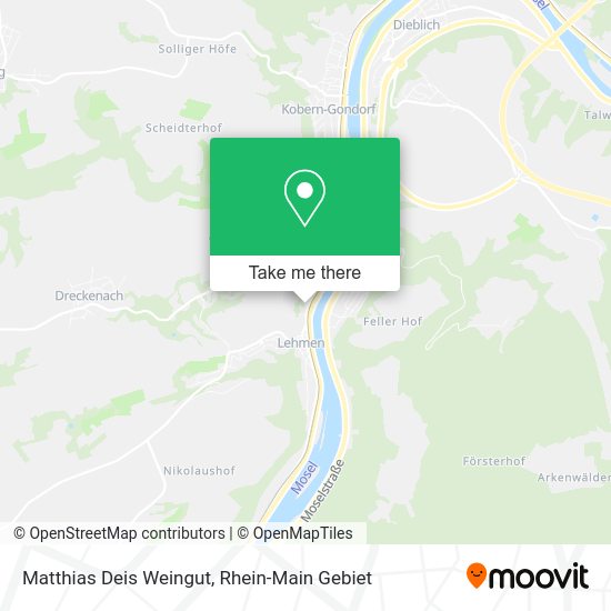 Карта Matthias Deis Weingut