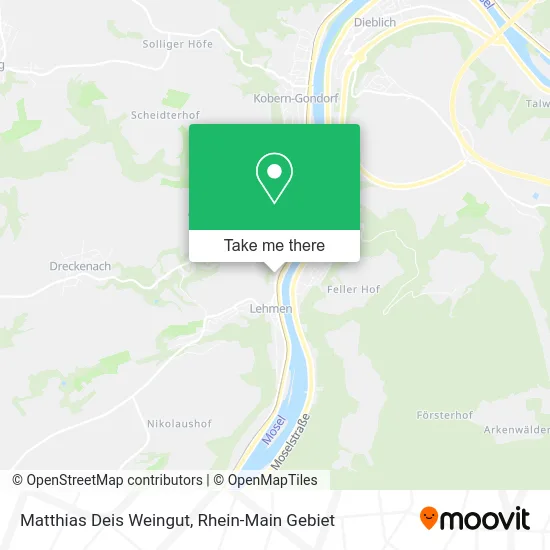 Карта Matthias Deis Weingut