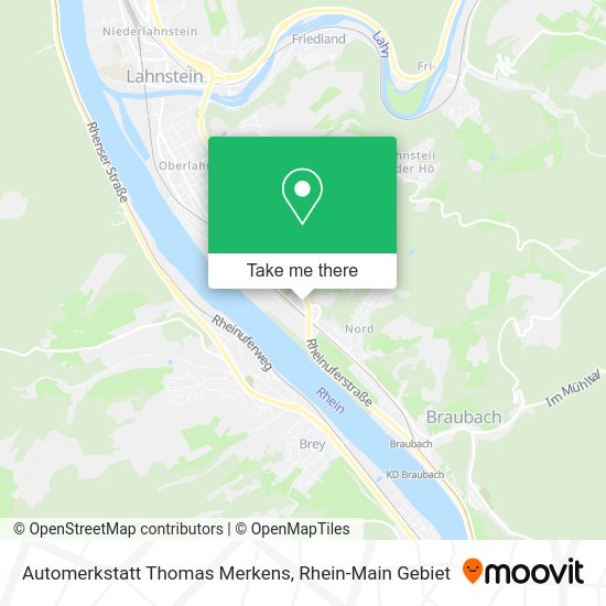 Карта Automerkstatt Thomas Merkens