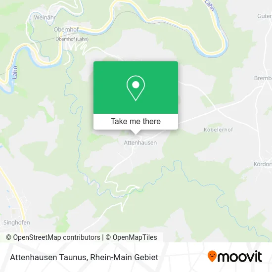 Карта Attenhausen Taunus