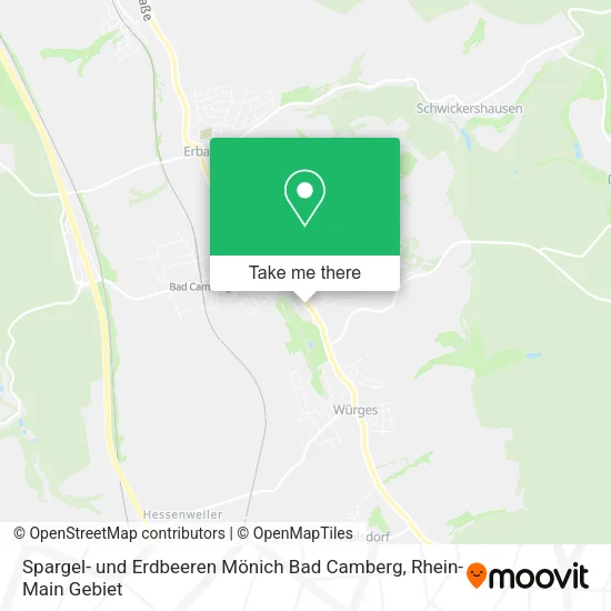 Карта Spargel- und Erdbeeren Mönich Bad Camberg