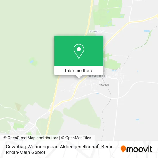 Gewobag Wohnungsbau Aktiengesellschaft Berlin map