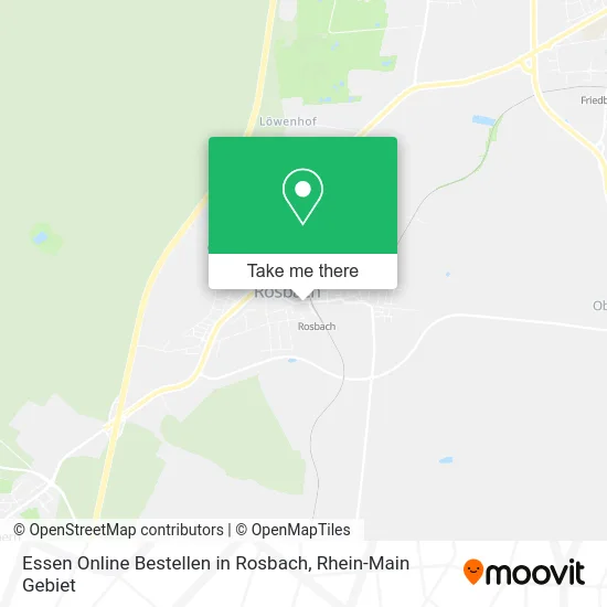Карта Essen Online Bestellen in Rosbach