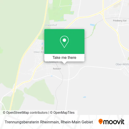 Карта Trennungsberaterin Rheinmain