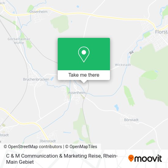 Карта C & M Communication & Marketing Reise