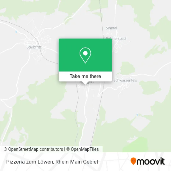 Карта Pizzeria zum Löwen