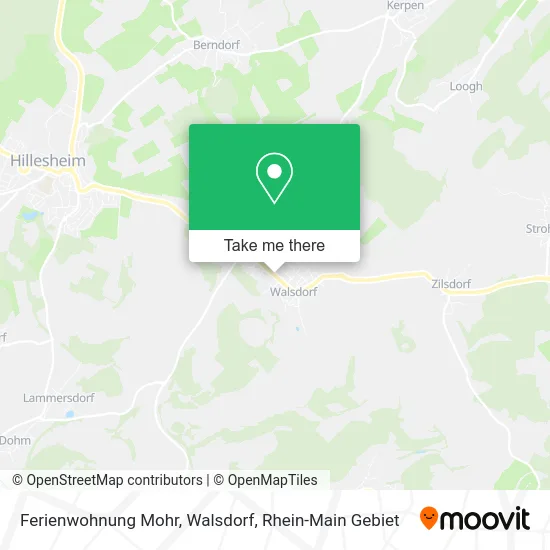 Карта Ferienwohnung Mohr, Walsdorf