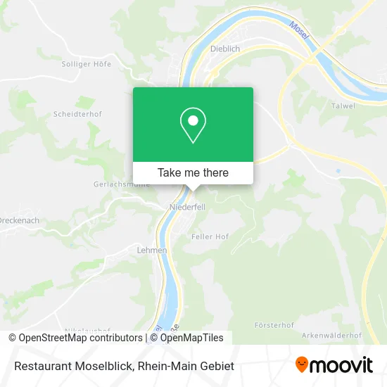 Карта Restaurant Moselblick