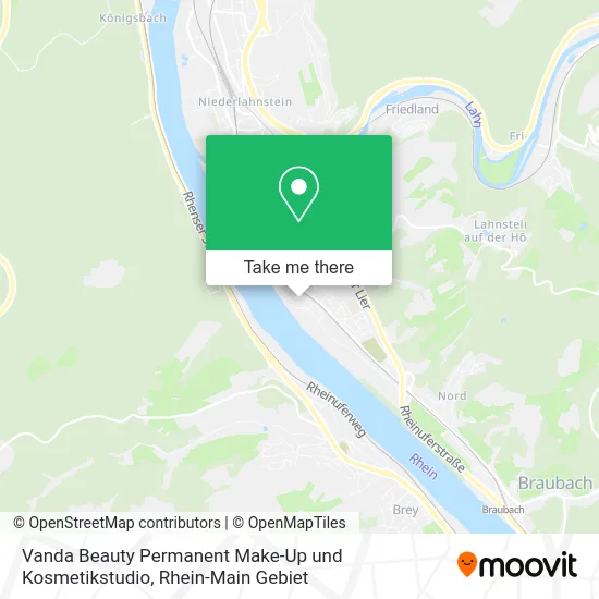 Карта Vanda Beauty Permanent Make-Up und Kosmetikstudio
