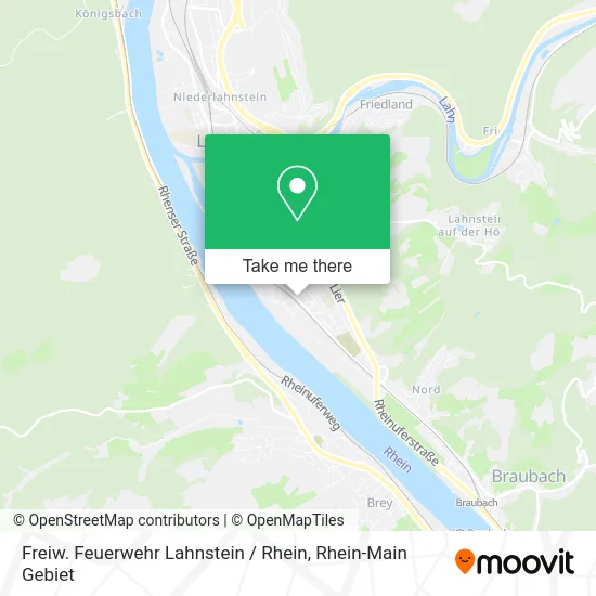 Карта Freiw. Feuerwehr Lahnstein / Rhein