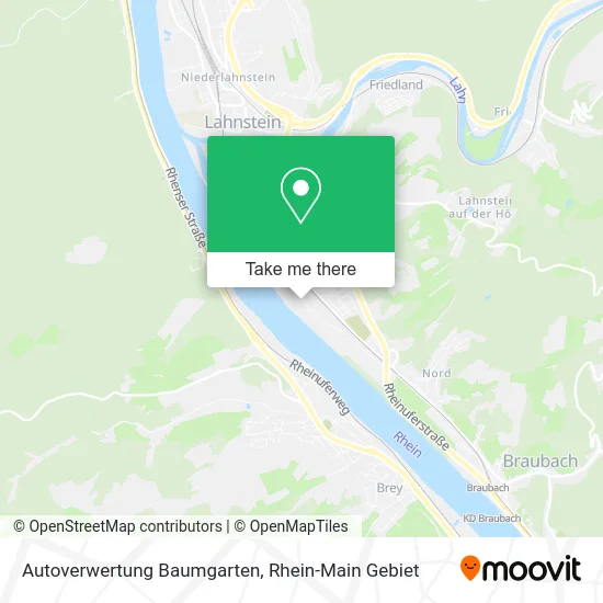 Карта Autoverwertung Baumgarten