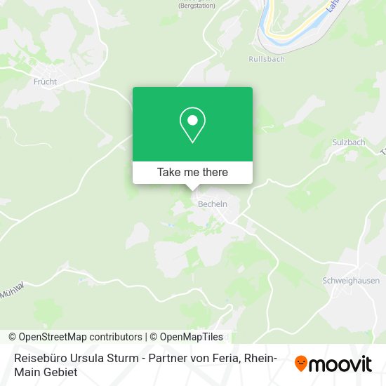 Карта Reisebüro Ursula Sturm - Partner von Feria