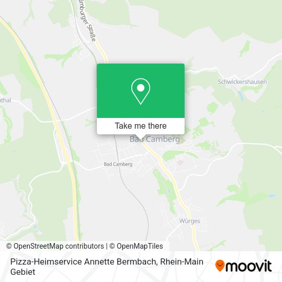 Карта Pizza-Heimservice Annette Bermbach