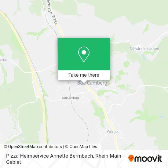 Карта Pizza-Heimservice Annette Bermbach