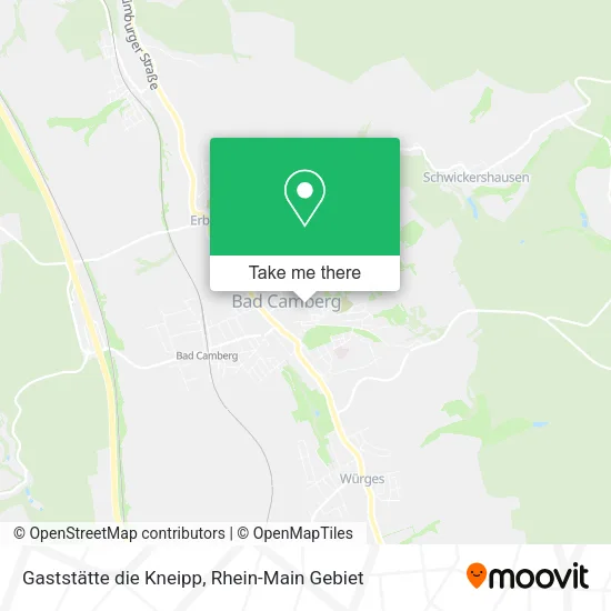 Карта Gaststätte die Kneipp
