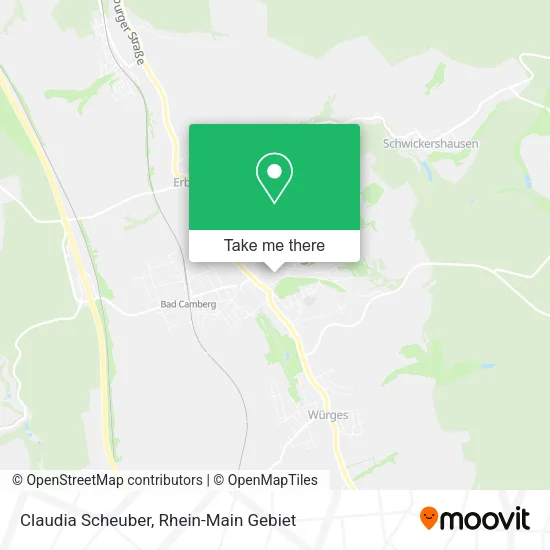 Claudia Scheuber map