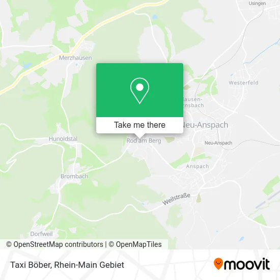 Карта Taxi Böber