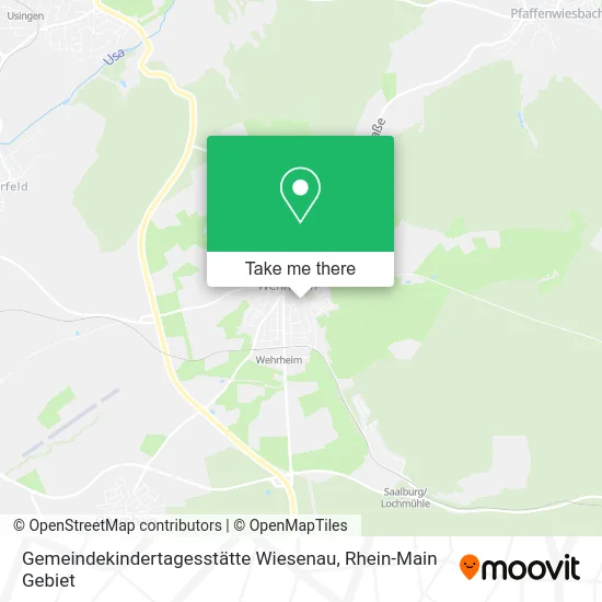 Карта Gemeindekindertagesstätte Wiesenau