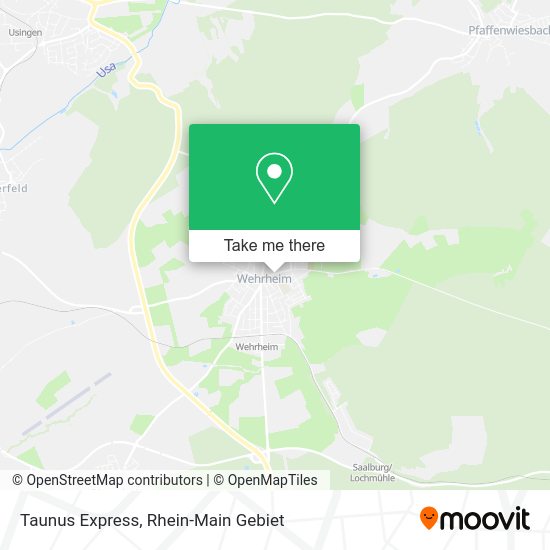 Карта Taunus Express