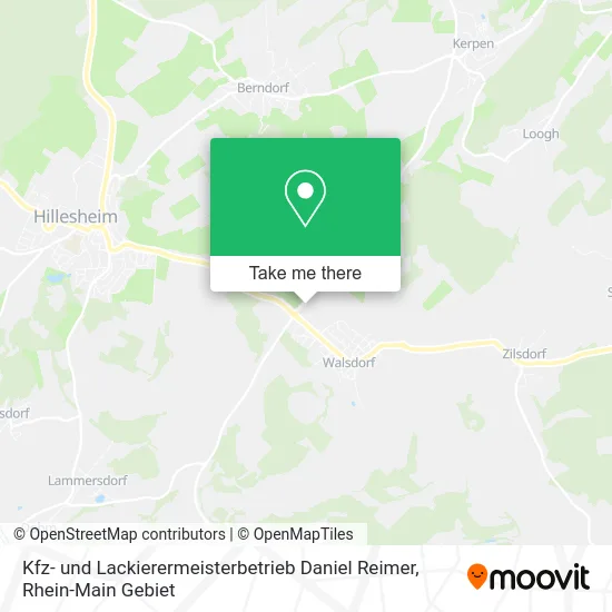 Карта Kfz- und Lackierermeisterbetrieb Daniel Reimer