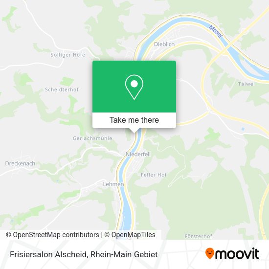 Карта Frisiersalon Alscheid