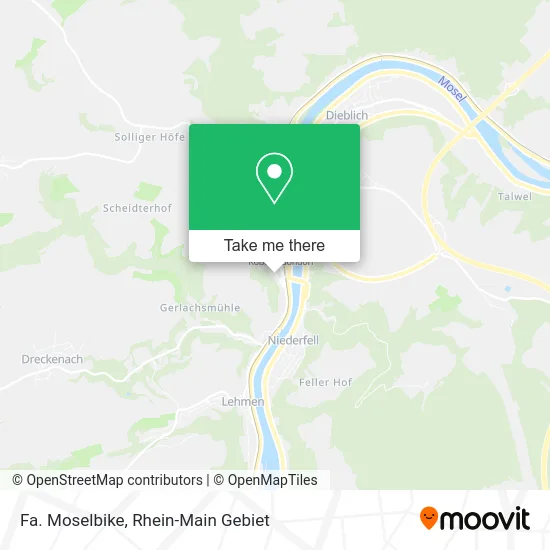 Карта Fa. Moselbike