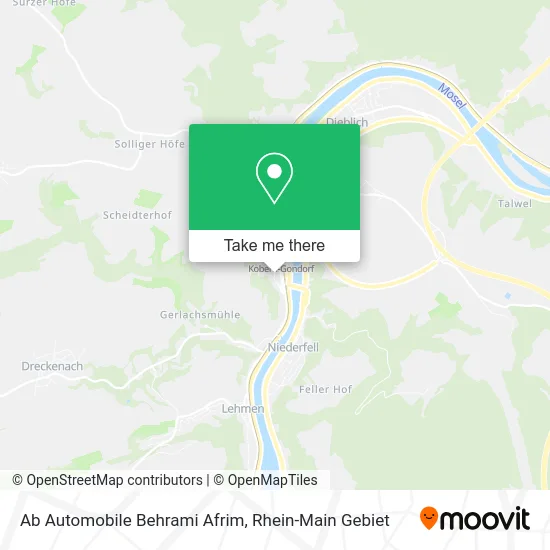 Карта Ab Automobile Behrami Afrim