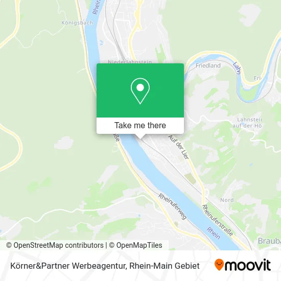 Карта Körner&Partner Werbeagentur