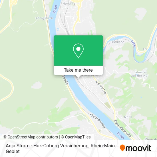 Карта Anja Sturm - Huk-Coburg Versicherung